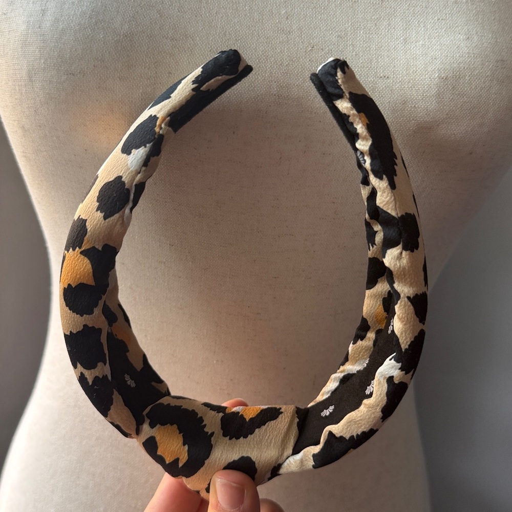 BUNDLE 🎀 LELE Sadoughi Leopard Print Headbands Pink Nude - Picture 6 of 8